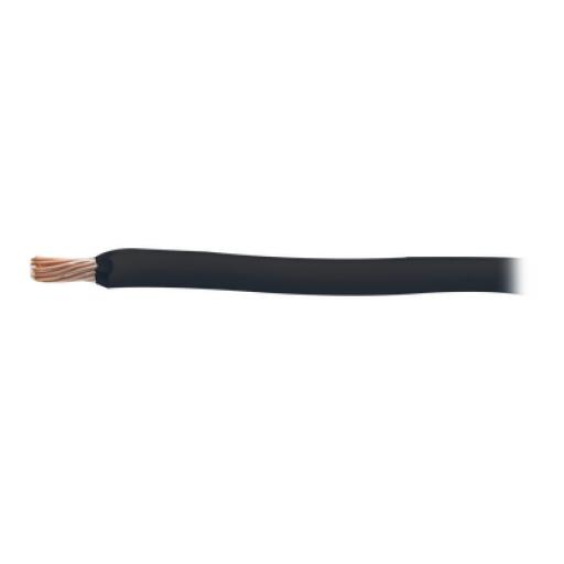 [INDIANA_SLY-286-BLK] Indiana Cable de Cobre Recubierto THW-LS Calibre 2 AWG 19 Hilos Color Negro (Venta por Metro)
