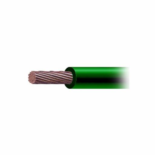 [INDIANA_SLY-291-GRN] Indiana Cable de Cobre Recubierto THW-LS Calibre 6 AWG 19 Hilos Color Verde (Venta por Metro)
