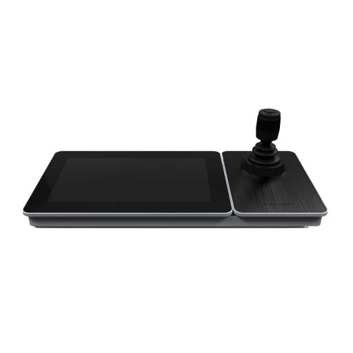 [HIKVISIONDIGITALTECHNOLOGY_DS-1600KI(B)] Hikvision Digital Technology Controlador IP (Joystick) con Pantalla Táctil de 10.1" / S.O. Android ver. 4.4 / Compatible con cámaras IP, Domos IP / PTZ IP / DVRs y NVRs epcom, HiLook y HIKVISION