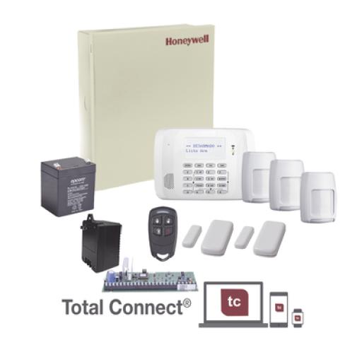 [HONEYWELLHOMERESIDEO_VISTA48-PLUS-MINI] HONEYWELL HOME RESIDEO Kit inalámbrico de panel VISTA48 con teclado 6162RF receptor inalámbrico, 2 contactos 5800MINI, 3 PIR 5800PIR, 1 remoto, batería y transformador