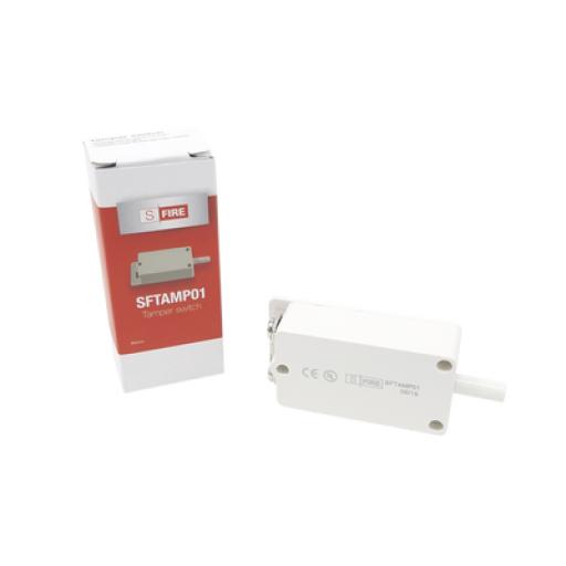 [SFIRE_SFTAMP01] SFire Tamper switch / Normalmente Cerrado / Aplicación para Paneles de alarma, Gabientes, paneles de acceso, etc / Facil uso