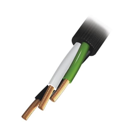 [INDIANA_RQ38/100M] Indiana Cable de Uso Rudo 3 Hilos Calibre 12 AWG, Hasta 600 V. Rollo de 100 m.
