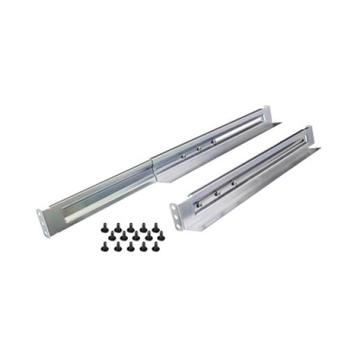 [CYBERPOWER_4POSTRAIL] CyberPower Kit de Rieles Para Racks de 4 Postes, Para UPS de 1 a 3 UR, Profundidad Ajustable, Soporte de Peso de 104.78 Kg