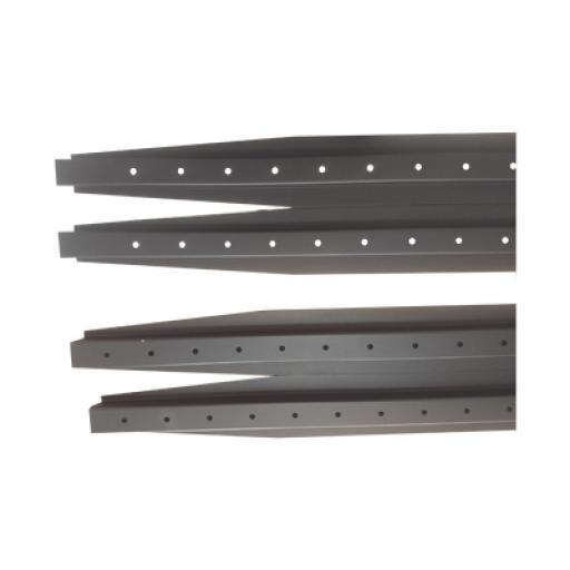 [ACCESSPRO_RAIL-GARAGE] AccessPRO Guías p / Apertura de puertas / Abatibles al exterior.