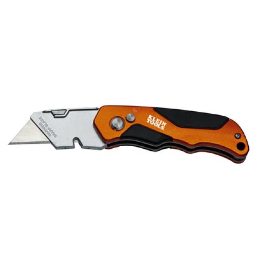 [KLEINTOOLS_44-131] Klein Tools Navaja Multiusos Plegable de Uso Rudo con Botón de Expulsión y Cortacables.