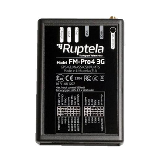 [RUPTELA_PRO43G] Ruptela Localizador Vehicular Avanzado 3G / Vehiculos Pesados / Lectura de Puerto CANbus / Sensores de combustible / RFID / Anti Jammer