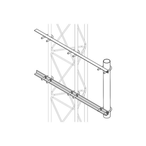 [SYSCOMTOWERS_S-BRA-LI-30G] SYSCOM TOWERS Brazo Lateral Liviano para Tramo STZ30G Galvanizado por Inmersión en Caliente.