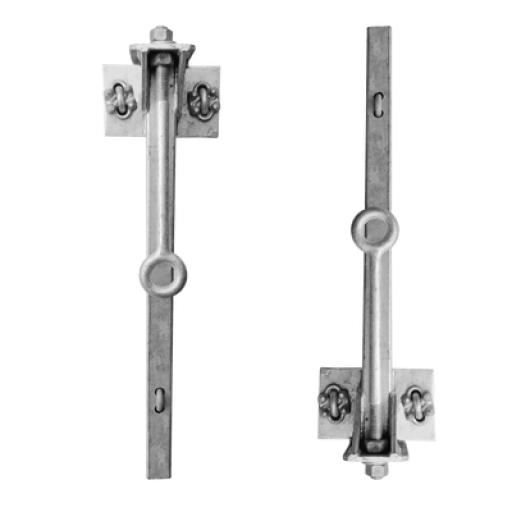 [SYSCOMTOWERS_SHE-LV60] SYSCOM TOWERS Par de Herrajes para sujeción de línea de vida para STZ60G.