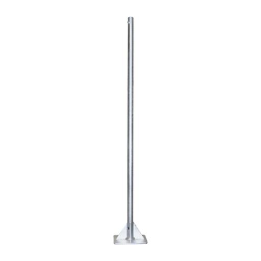 [SYSCOMTOWERS_SM-AUTO-2] SYSCOM TOWERS Mástil de 2 metros de 2" Diámetro, con Opresor, Base Soldada . Galvanizado por Inmersión en Caliente.