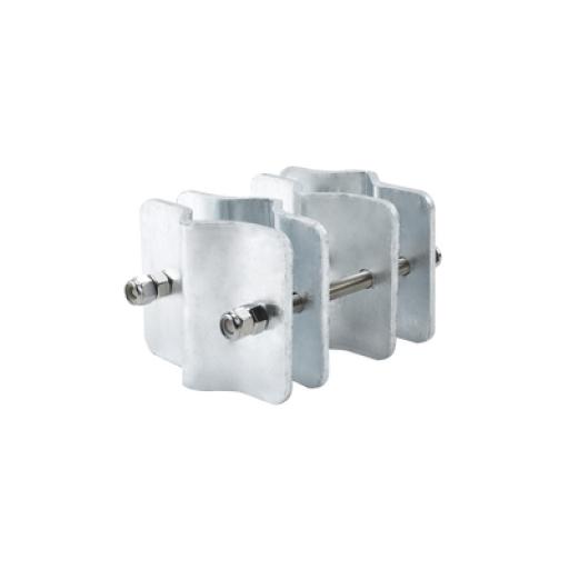 [SYSCOMTOWERS_SMM-K4] SYSCOM TOWERS Herraje Adaptador de Mástil para Diámetros desde 3/4" hasta 2-1/4". Galv. en Caliente.