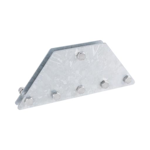 [SYSCOMTOWERS_SP202050G6R] SYSCOM TOWERS Placas igualadoras con tornillería y separadores, para 6 retenidas. Galvanizado en inmersión.