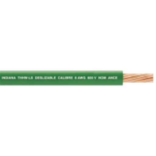 [INDIANA_SLY-312-GRN/100] Indiana Cable de Cobre Recubierto THW-LS Calibre 14 AWG 19 Hilos Color Verde (100 metro)
