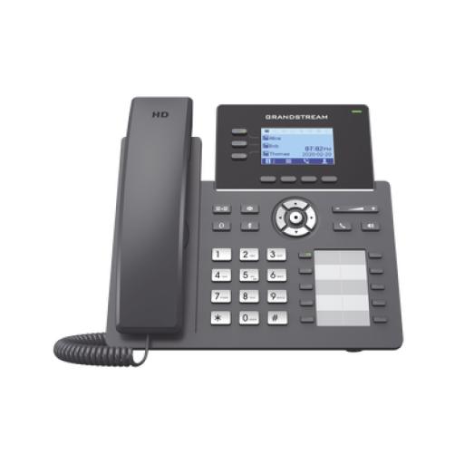 [GRANDSTREAMNETWORKS_GRP2604P] Grandstream Networks Teléfono IP Grado Operador, 3 líneas SIP con 6 cuentas, 10 botones BLF, puertos Gigabit PoE, codec Opus, IPV4/IPV6 con gestión en la nube GDMS