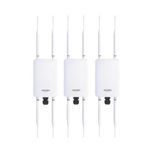 [ALTAITECHNOLOGIES_CX200.KIT] Altai Technologies Kit 3 Puntos de Acceso CX-200, Wave2, Dual Band, Antenas Omnidireccionales 5 dBi