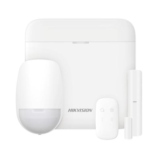 [HIKVISIONDIGITALTECHNOLOGY_DS-PWA48-KS] Hikvision Digital Technology (AX PRO) KIT de Alarma AX PRO con GSM (3G/4G) / Incluye: 1 Hub con bateria de respaldo / 1 Sensor PIR / 1 Contacto Magnético / 1 Control Remoto / Wi-Fi / Compatible con Hik-Connect P2P