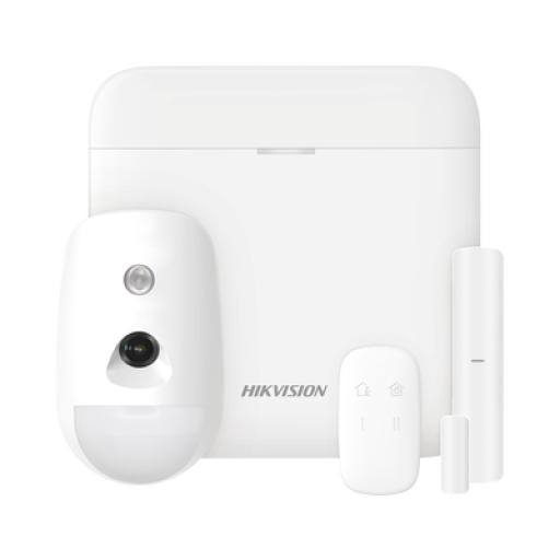 [HIKVISIONDIGITALTECHNOLOGY_DS-PWA48-KS-CAM] Hikvision Digital Technology (AX PRO) KIT de Alarma AX PRO con GSM (3G/4G) / Incluye: 1 Hub / 1 Sensor PIR con Cámara / 1 Contacto Magnético / 1 Control Remoto / WiFi / Compatible con Hik-Connect P2P