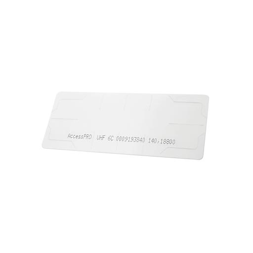 [ACCESSPRO_ACCESSTAGV2] AccessPRO UHF TAG Adherible Tipo Etiqueta / EPC GEN 2 / Se Adhiere al Cristal del Vehículo / Compatible con Lectoras de Largo Alcance PRO12RF y PRO6RF