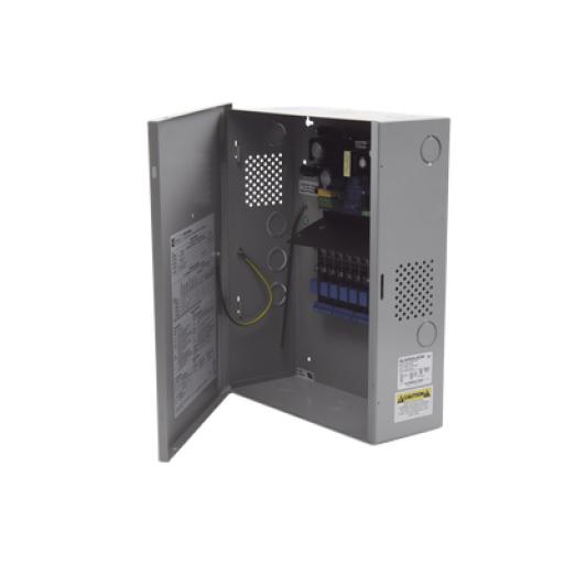 [ALTRONIX_AL400ULACM] Altronix 12 o 24 Vcc @ 4 A / Fuente tipo control / 8 circuitos de control ( NO / NC ) / capacidad de respaldo / requiere baterías. 
