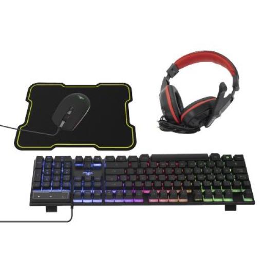 [YEYIAN_YKH-20708] Kit Teclado Mouse Mousepad Diadema Gamer HYDRA KH-20708 YEYIAN RGB