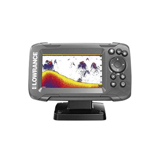 [LOWRANCE_000-14013-001] Lowrance Hook2-4x Ecosonda en pantalla horizontal solarMax de 4 pulgadas, incluye transductor
