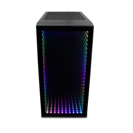 [GAMEFACTOR_CSG560] Gabinete Game Factor CSG560, Micro ATX/Mini-ITX, sin Fuente, Negro
