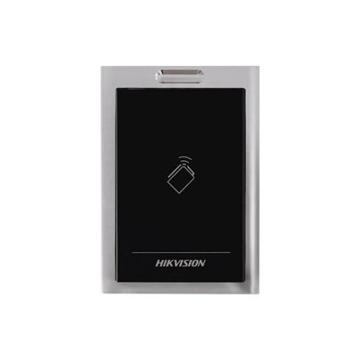 [HIKVISIONDIGITALTECHNOLOGY_DS-K1101M] Hikvision Digital Technology Lector de Tarjetas MIFARE / Conexión Wiegand y RS-485 / Estético y Fácil de Utilizar / Indicador LED