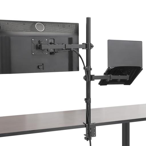 [MANHATTAN_462136] Soporte combinado de escritorio para laptop y monitor Manhattan.