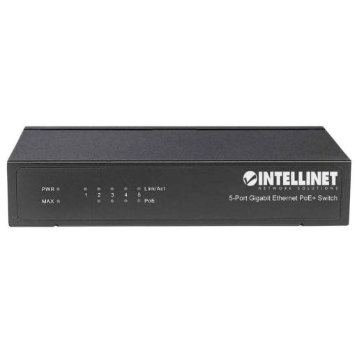 [INTELLINET_561228] Intellinet 561228 switch No administrado Gigabit Ethernet (10/100/1000) Energía sobre Ethernet (PoE) Negro