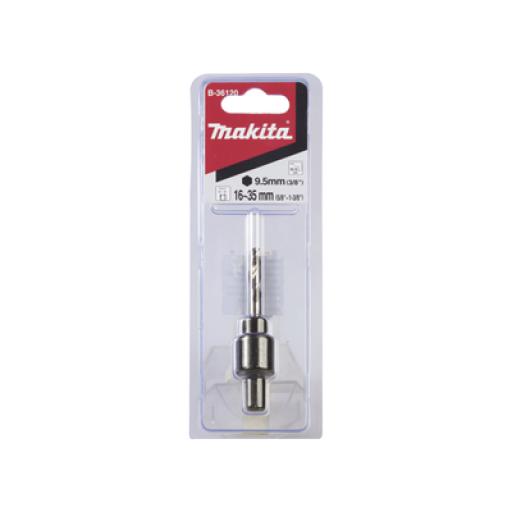 [MAKITA_B-36-120] Makita Adaptador Tipo Árbol Adaptador y Broca Piloto de 9.5 mm (3/8").