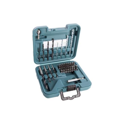[MAKITA_D-47204] Makita Juego de accesorios multipropósito 30 piezas para metal, concreto, madera y puntas para atornillar