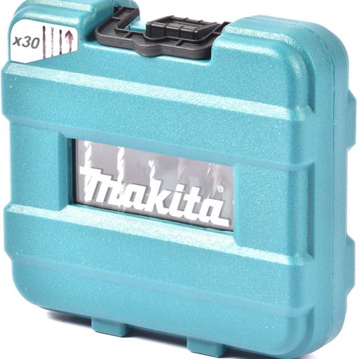 [MAKITA_D-47204] Makita Juego de accesorios multipropósito 30 piezas para metal, concreto, madera y puntas para atornillar