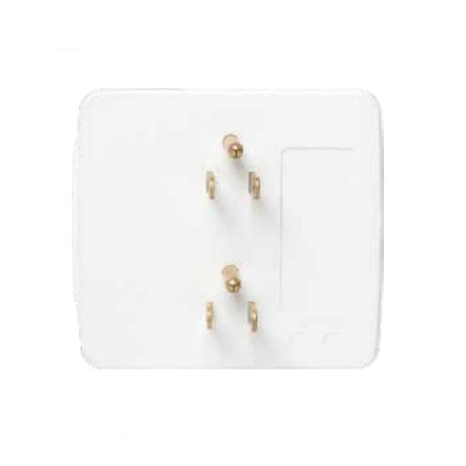 [TXPRO_TX6-OUTLET] txPRO Multicontacto para pared con 6 contactos color blanco,125 V /15 A