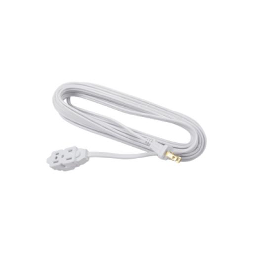 [SURTEK_SYS-136144] Surtek  Extensión Eléctrica Doméstica de 6 metros / 127 V CA 8 A Máximo / Color Blanco.