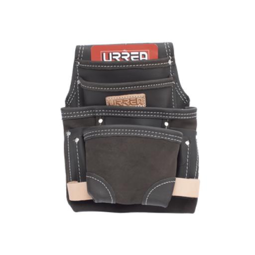 [URREA_SYS-BN138] Urrea Estuche porta herramienta de piel aceitada con cinturón, con 10 bolsillos, medidas 24.1 x 31.8 cm.