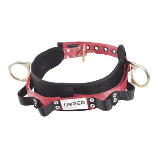 [URREA_SYS-USC01M] Urrea Cinturón para liniero, talla 40, con bandas para porta herramientas y dos anillos tipo D.
