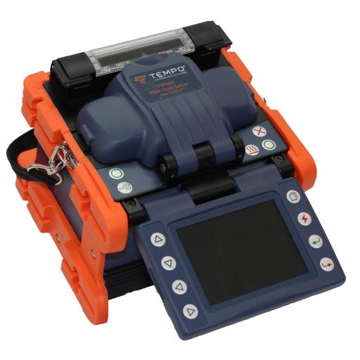 [TEMPO_FSP200-KIT1] Tempo Fusionadora de Fibra Óptica de Alineación por Núcleo con 6 Motores con Perdida Típica (SM); 0.01 dB (MM); 0.04 dB) 
