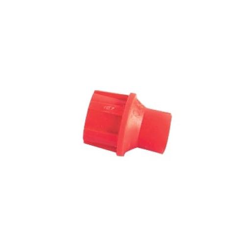 [TELECOM&amp;SECURITY_CAPCOLR] Telecom &amp; Security Conector a Presión Rojo / Para Conectores BNC / Instalación Simple, Rápida, Resistente y de Calidad