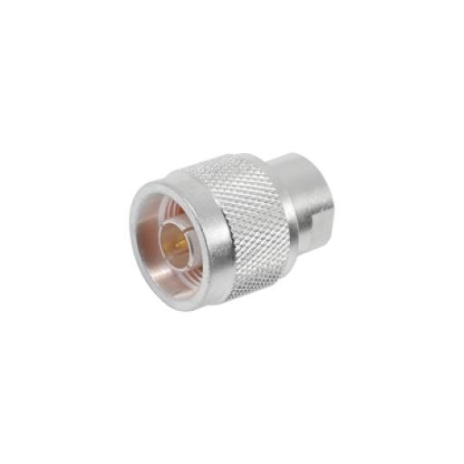 [RFINDUSTRIES_PT-4000-003] RF Industries Adaptador UNIDAPT Hembra a N Macho. Plata-Oro-Teflón.