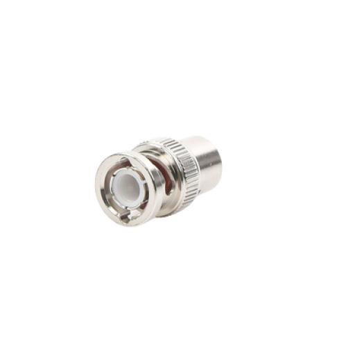[RFINDUSTRIES_RFB-1100-2] RF Industries Conector BNC Macho de Rosca para Cable RG-58/U, RG-142/U, Níquel, Oro, Delrin. .