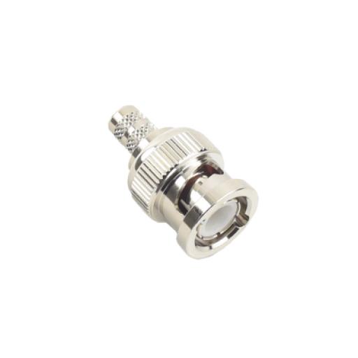 [RFINDUSTRIES_RFB-1107-1P] RF Industries BNC Macho de Anillo Plegable para Cable PROFLEX, RG-59/U, 75 Ohm, 28 mm.