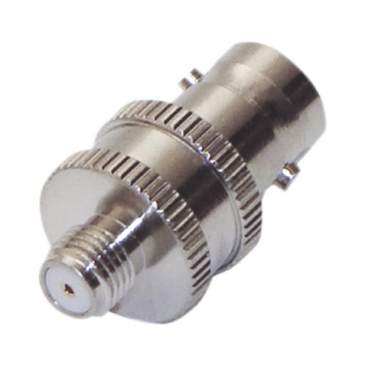 [RFINDUSTRIES_RFB-1142-4] RF Industries Adaptador en Línea de Conector BNC Hembra a SMA Hembra Corto / Celulares Motorola, Níquel/ Oro/ Teflón.