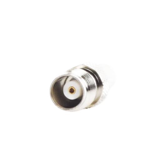 [RFINDUSTRIES_RFT-1241-6] RF Industries Adaptador en Línea de Conector TNC Hembra a SMA Macho, Níquel/ Oro/ Teflón..