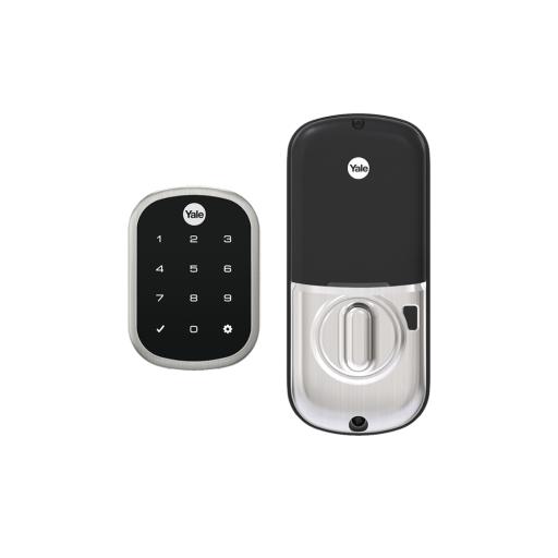 [ASSAABLOY_89385] Assa Abloy Cerradura ASSURE YRD256, Niquel Satinado/Teclado/ Para puertas Izq o Derecha de  35 a 57 mm de espesor/ Apertura por Smartphone