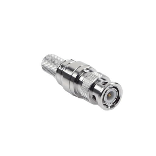 [TIMESMICROWAVESYSTEMS_EZ-400-BM-X] Times Microwave Systems Conector BNC Macho Plegable con Pin Cautivo para Cables RG8 - LMR400