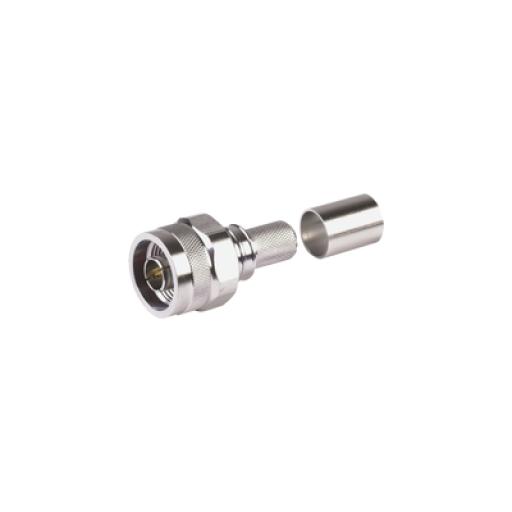 [TIMESMICROWAVESYSTEMS_EZ-400-NM-HX] Times Microwave Systems Conector N Macho Plegable Hex. con Pin Cautivo para cables Tipo RG8