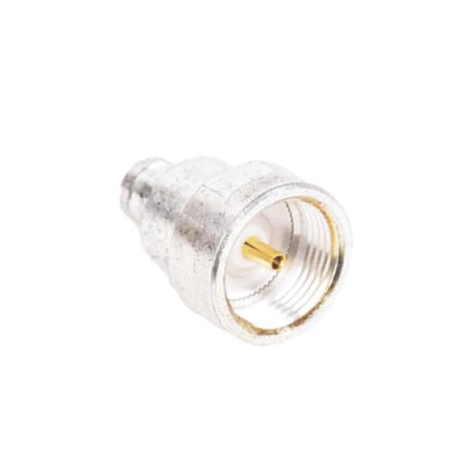 [RFINDUSTRIES_PT-4000-114] RF Industries Adaptador UNIDAPT Hembra a Conector SMB Plug (Pin Hembra), Plata/ Oro/ Teflón.