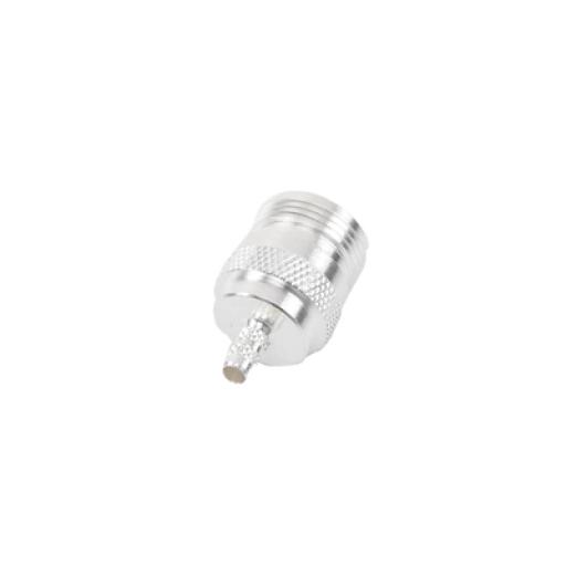 [RFINDUSTRIES_RFN-1027-C1] RF Industries Conector N Hembra de anillo plegable para cables RG-142/U, LMR-195.