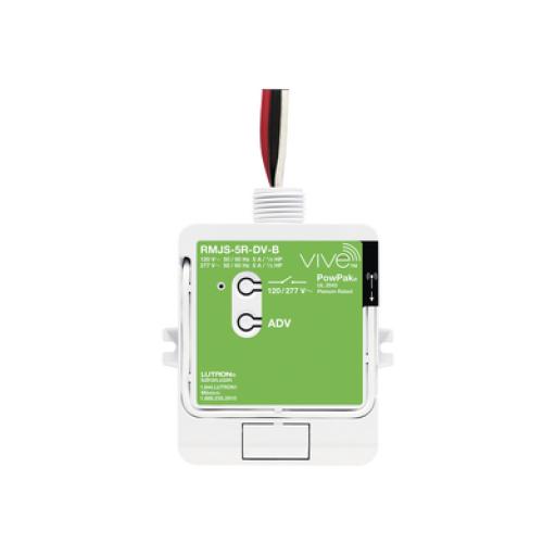 [LUTRON_RMJS5RDVB] Lutron Relevador On/Off inalámbrico con señal ClearConnect , 5A  para iluminación.
