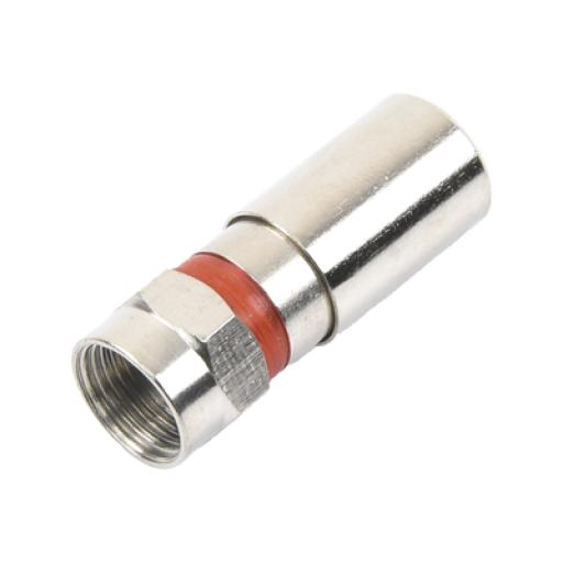 [EPCOM_TT-CON-510-RG59] Epcom Conector F Macho de Compresión, Metálico para cable RG-59, Cuerpo de Bronce Niquelado.