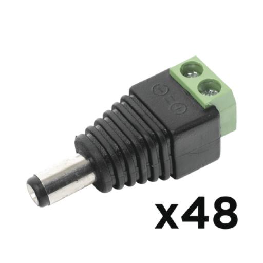 [EPCOM_PAQ48JR52] Epcom KIT DE 48 CONECTORES MACHO PARA ALIMENTACIÓN A 12 Vcc